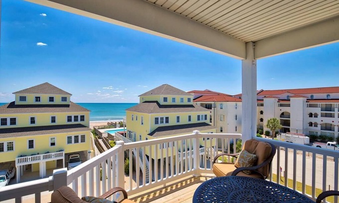 Cape Island House | Luxurious Oceanfront B home w/pool, elevator, 6BR, steps to the sand and surf