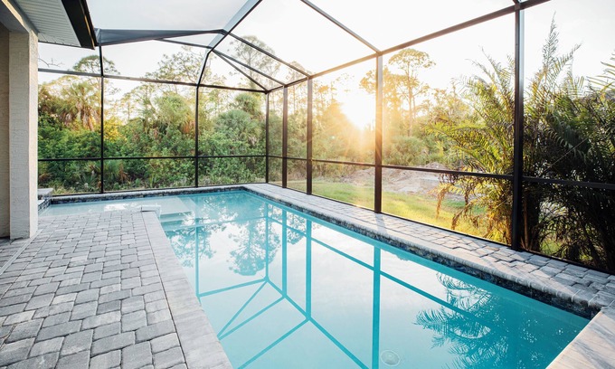Long Meadow House | Luxurious Oasis 4BR/3.5 BA heated pool/spa