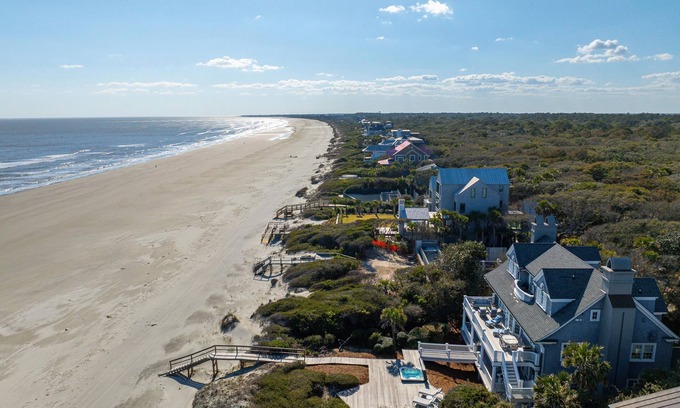 West Beach House | Luxurious Oceanfront Home, Private Beach Access, Hot Tub