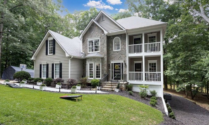 Flowery Branch House | Luxurious & Private Lake Lanier Waterfront Vacation Rental
