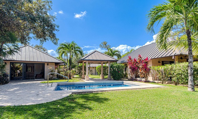 Sanctuary Belize House | Luxurious private home in wildlife sanctuary with private pool, patio & dogs OK