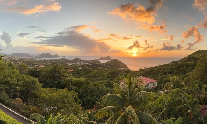 Bouvet Island Villa | Luxurious Residence Du Cap Guest House, Panoramic Caribbean and Coastline Views