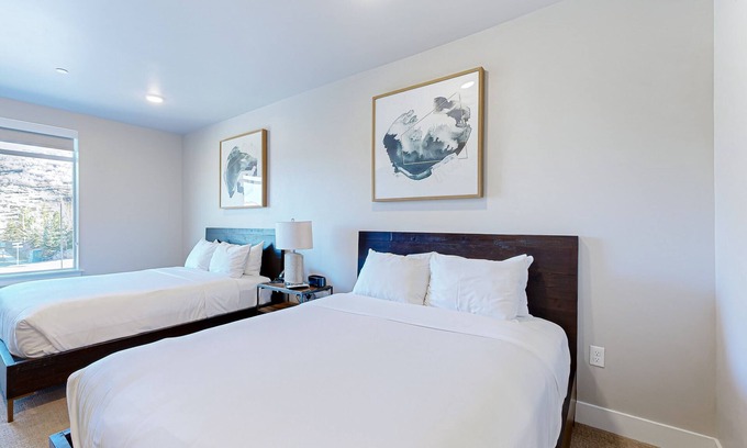 Park City Apartment | Luxurious resort studio with pool, hot tub, ski shuttle + rolling foothill views