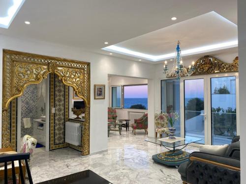 La Marsa Apartment | Luxurious Sea View with Private Beach in Gammarth, Marsa