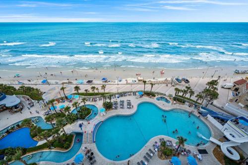 Brush - Stewarts House | Luxury 11th Floor 1 BR Condo Direct Oceanfront Wyndham Ocean Walk Resort Daytona Beach | 1105