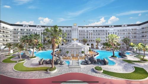 Al Barsha Apartment | Luxury 1BR Lagoon View Arjan near Miracle Garden Vincitore Benessere by Green Sky Holiday Homes