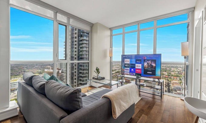 Downtown Mississauga Condo | Luxury 2.5 Bedroom 2 Bathroom 1 Parking Spot Near SQ1 Condo Breathtaking Views!