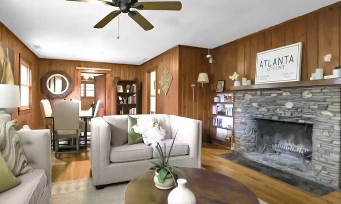 Marietta Cabin | Luxury 3-bedroom cabin in tranquil East Cobb
