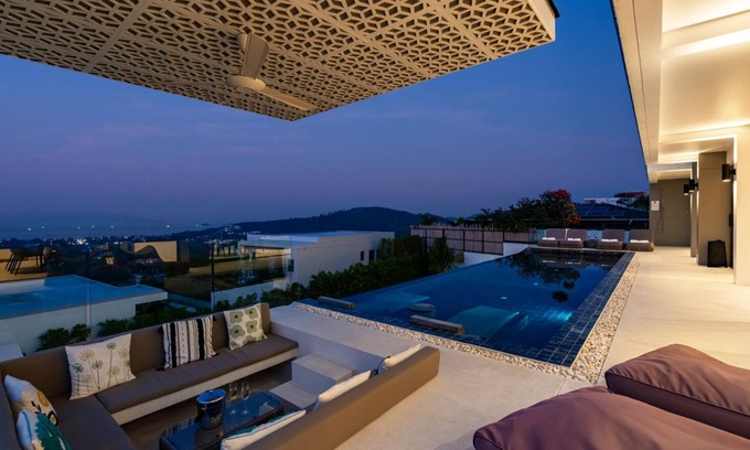 Bophut Hills Villa | Luxury 5 Bedroom Modern Villa - KBR17