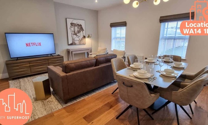 Trafford Apartment | Luxury Altrincham Apartment by City SuperHost