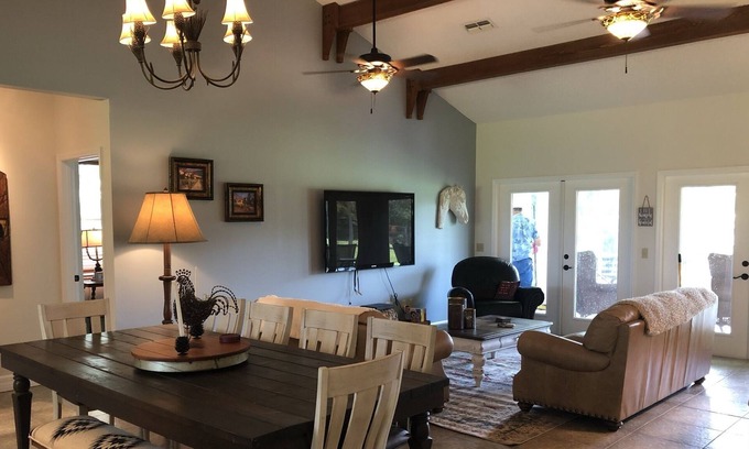 Brooksville House | Luxury at "Live Oak Lodge" on 115 acre working cattle ranch, sleeps up to 6