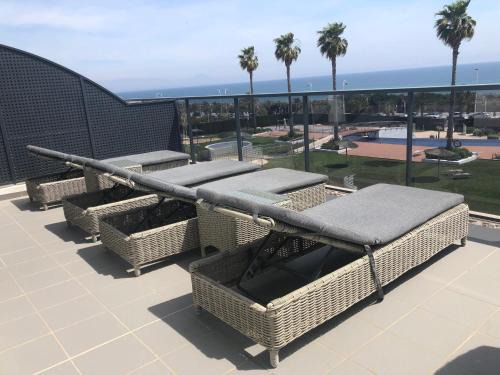 Els Arenals del Sol Apartment | luxury beachfront penthouse with sunroof terrace