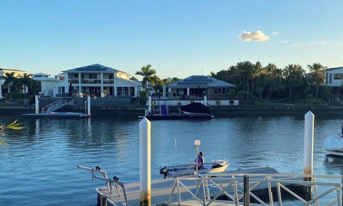 Banksia Beach House | Luxury canal home with pontoon and pool. Direct access to Pumicestone passage.