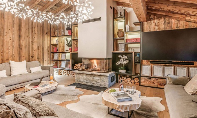 Les Brevieres Ski Chalet | Luxury Chalet "Casa San Bernardo" - Wellness Area, Game Room, Meeting Room