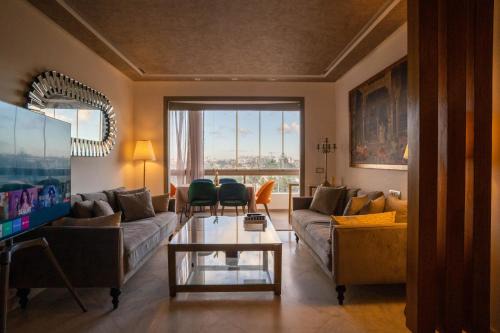 Anfa Apartment | Luxury golden view apartment in les terrasses danfa ain diab