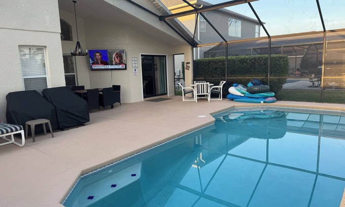 Haines City Villa | Luxury Golf Villa with Private Pool & Stunning Sunny Southern exposure all day!