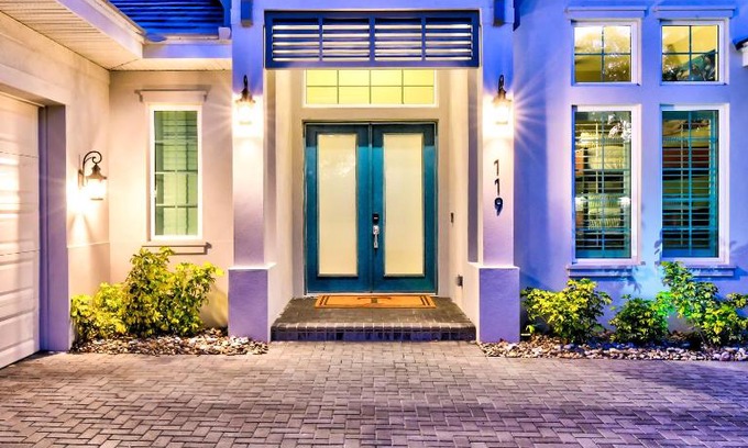 Ringling Park House | Luxury Home in Downtown Sarasota, HTD POOL/Hot tub