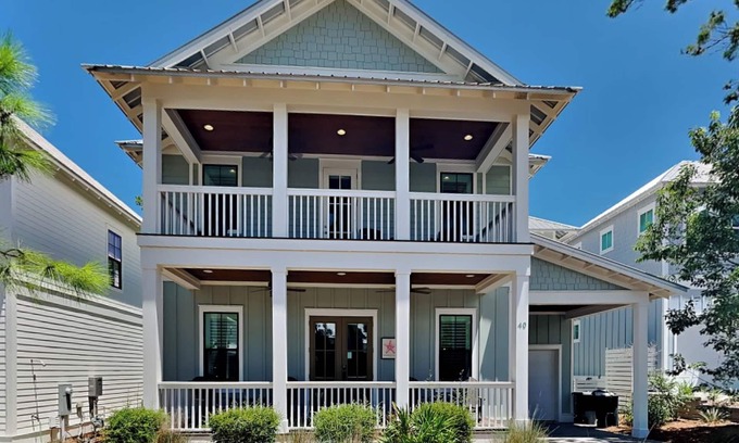 Lakeside at Blue Mountain Beach House | Luxury Home, Close to Beach with Golf Cart + Community Pool