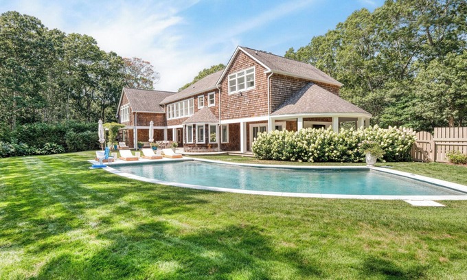 Amagansett North House | Luxury Living in Amagansett with Private Pool, Deck & Chic Interiors