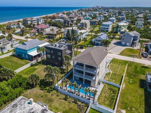 Marineland Acres House | Luxury Ocean View Home with Pool & Spa steps to the beach fenced yard