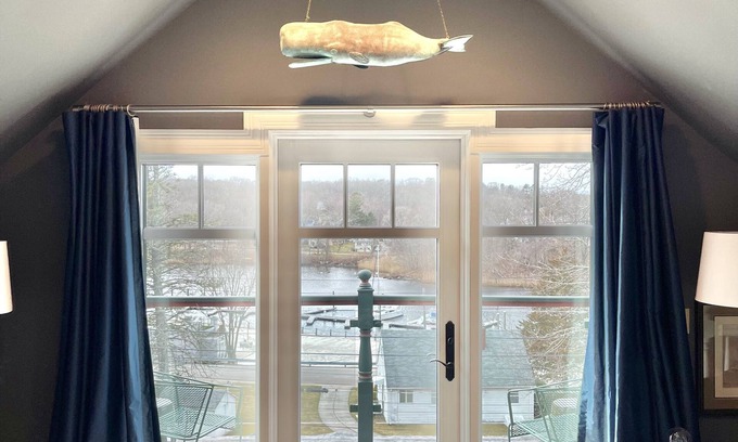 Pawcatuck Apartment | Luxury one bedroom with private roof deck overlooking River in Westerly, RI.
