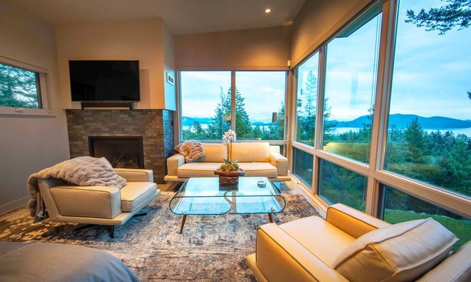 Olga House | Luxury, Private Home w/ Majestic Glacier Views, Close to Trails, Beaches, Lakes