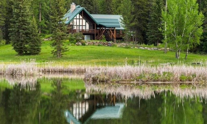 Whitefish House | Luxury Private Home with Private 4 Acre Pond
