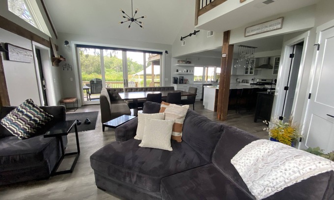 Ellicottville Ski Chalet | Luxury Retreat in the woods close to everything w steam room and sauna