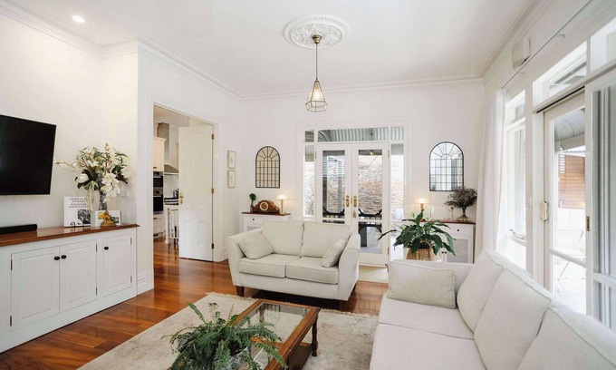 Montmorency House | Luxury Retreat: Pool, Fireplace & Parking