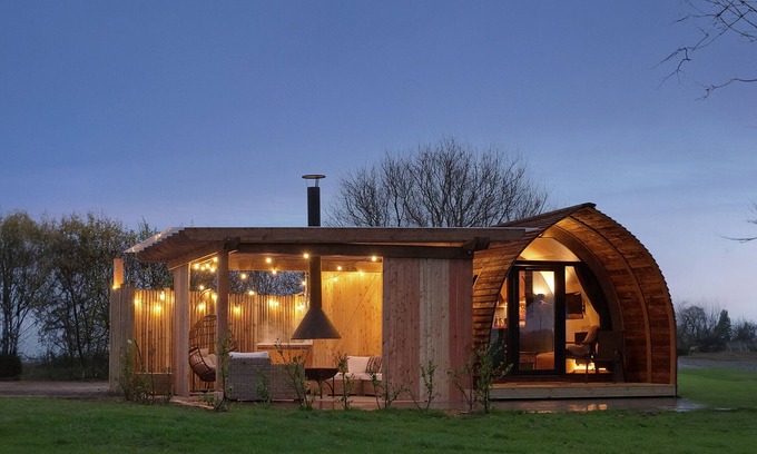 Weston Cabin | Luxury Rural Cabin with Wood Fired Hot Tub