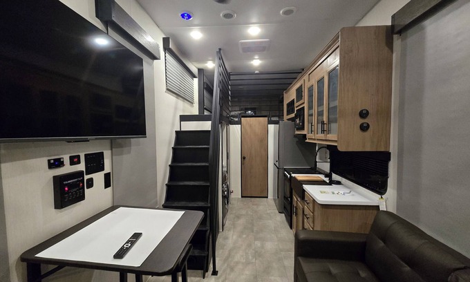 Lancaster House | Luxury RV Retreat, Resort Style Pool, Modern Kitchen, Loft, & Spa Inspired Bath!