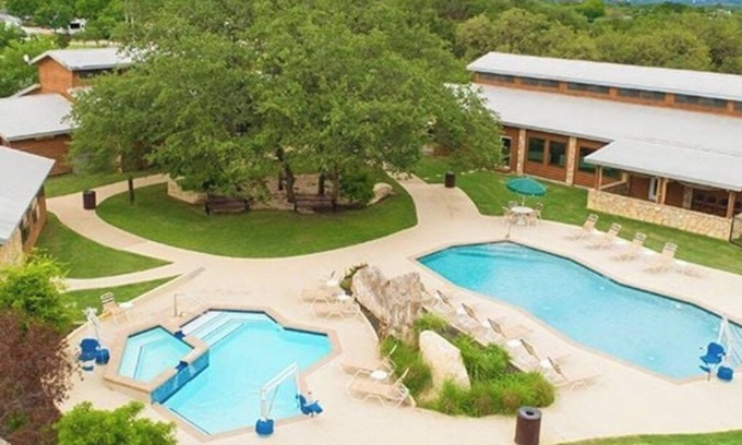 La Hacienda Estates House | Luxury RV with amazing outdoor space at Sun Outdoors Resort - pet friendly!
