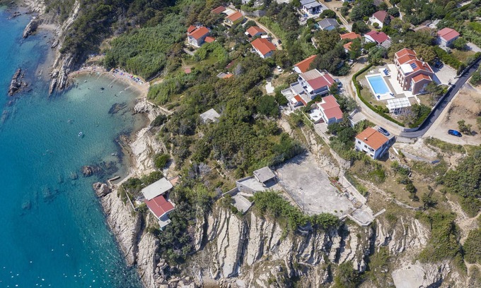 Bosana Villa | Luxury Seafront Villa Exclusive Pag with private swimming pool by the beach on island of Pag