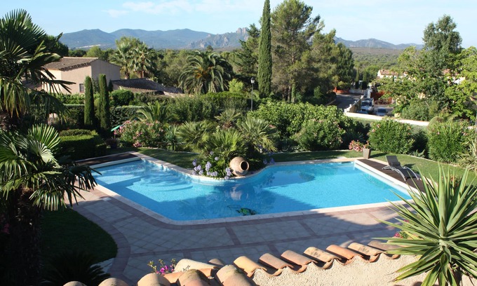 La Bouverie Apartment | Luxury studio in villa with heated pool, air-conditioning, sleeps 2