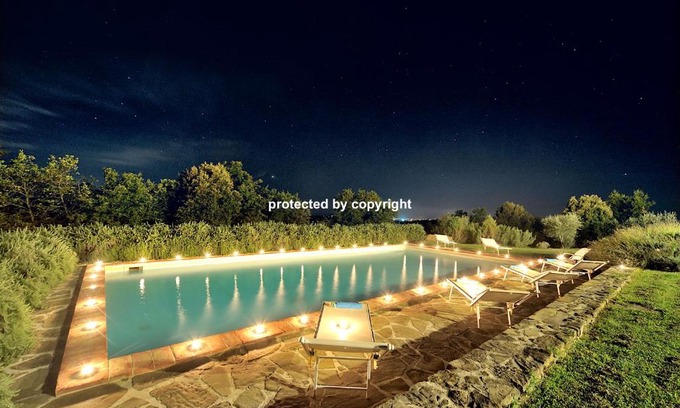 Rapolano Terme Villa | Luxury Stone Villa Salt Water Pool