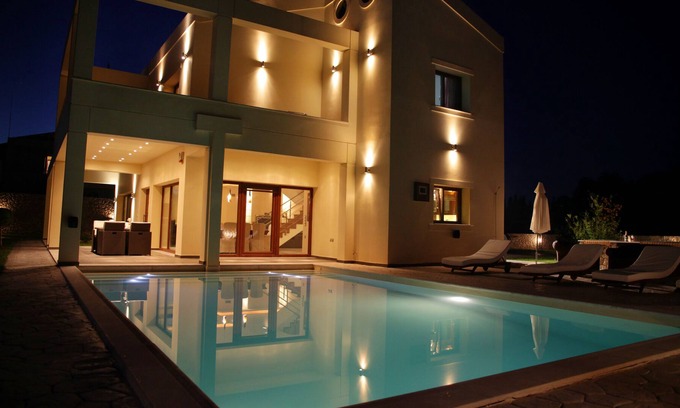 Afra Villa | Luxury Villa Alex with Private Pool 7km away from the best beach of Corfu