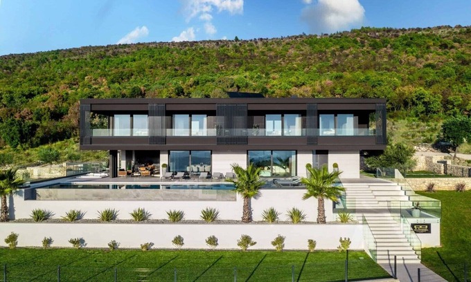 Brovinje Villa | Luxury villa Istrian Prestige Panoramica with heated pool, gym, sauna, game room in Labin - Istria