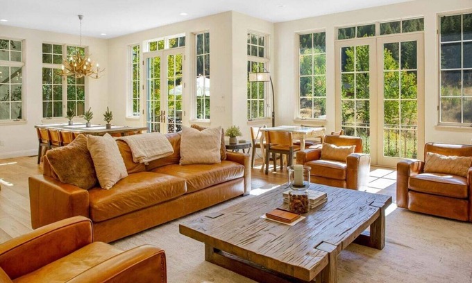 Warm Springs House | Luxury Warm Springs Riverfront Home | Walk to the Lift!