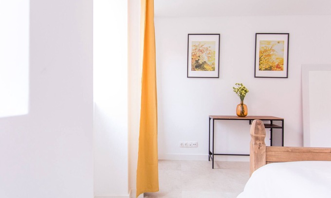 Santo Amaro Apartment | Lx Factory Design Lemon Style with a Cute Yard