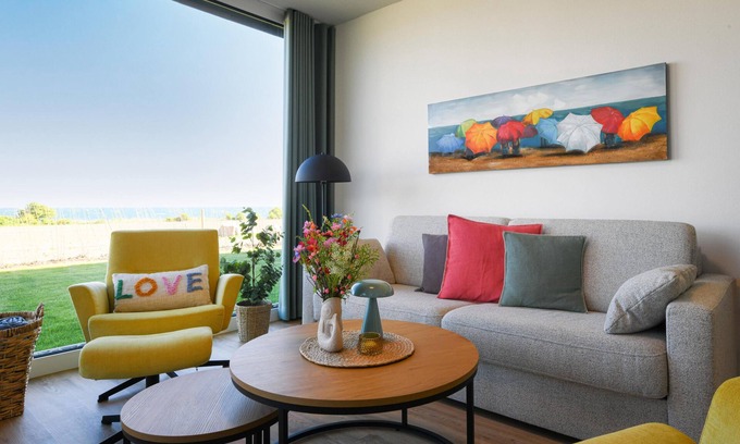 Marienleuchte Apartment | Lykke vacation apartment - pure sea view. Sauna. Family-friendly.