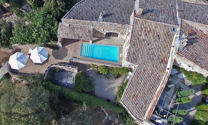 La Capelle-et-Masmolene Villa | Magnificent stone building with view near Uzès