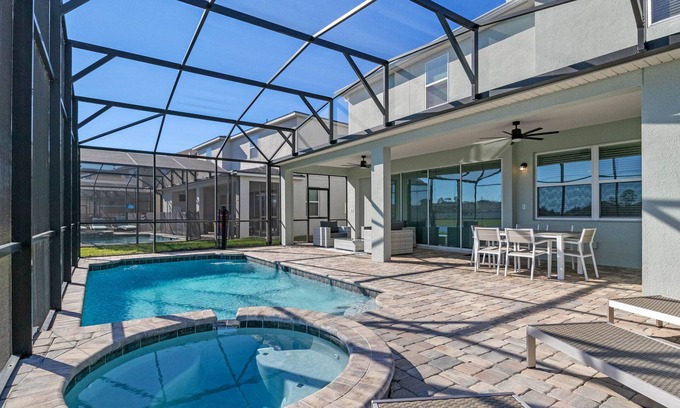 Four Corners Resort | Magnificent 9-Bedroom Resort Home: Pool, Spa & Lake View