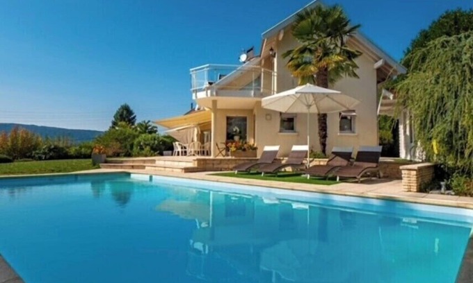 Veyrier-du-Lac Villa | Magnificent villa with lake and mountain views