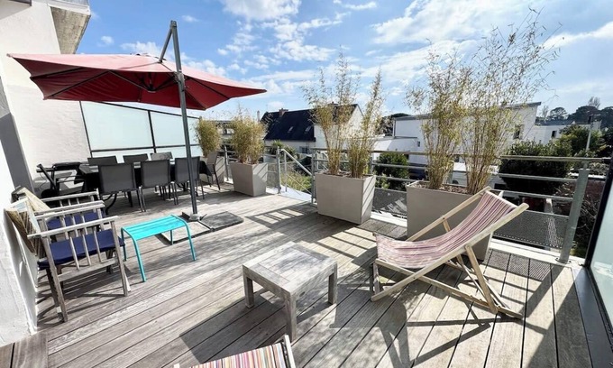 Larmor-Plage House | Magnifique maison d’architecte - Plages à pied