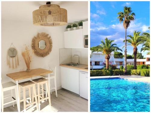 La Petite Motte Apartment | Magnifique Studio avec Piscine et Jardin