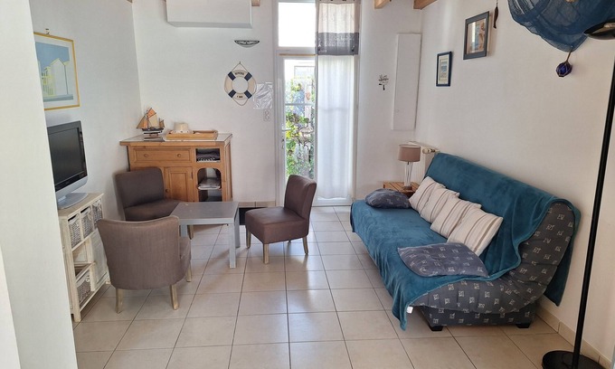 Saint-Gilles-Croix-de-Vie Villa | Maison 100m de la Plage de Boisvinet. 6 Personnes . 3 Chambres