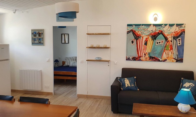 L'Epine House | Maison 2/4 Pers Avec Terrasse et Jardin 500m Plage