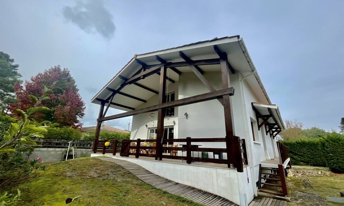 Carcans Villa | Maison 8 pers avec jardin WIFI à 100m du lac de Maubuisson- 453196