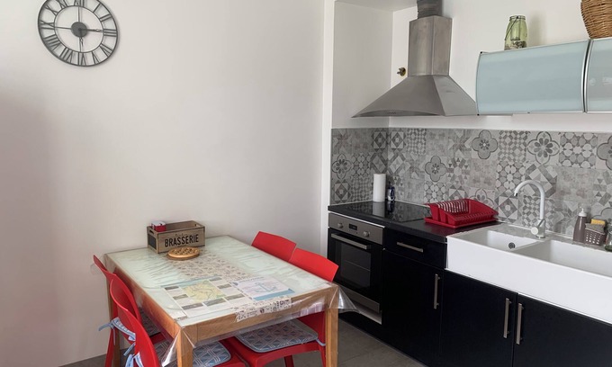 Veules-les-Roses House | Maison Ancre center veules private parking WIFI