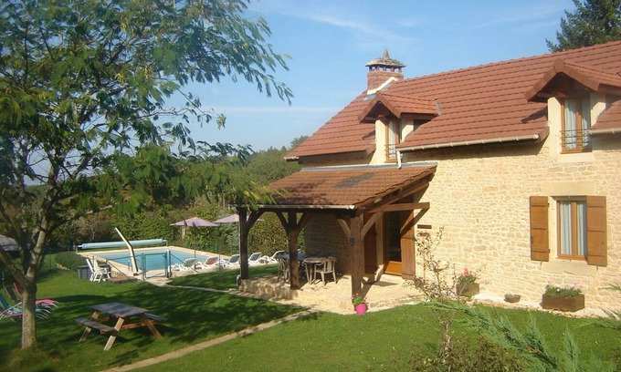 La Chapelle-Aubareil House | Maison Avec Piscine Privée Chauffée, Périgord Noir